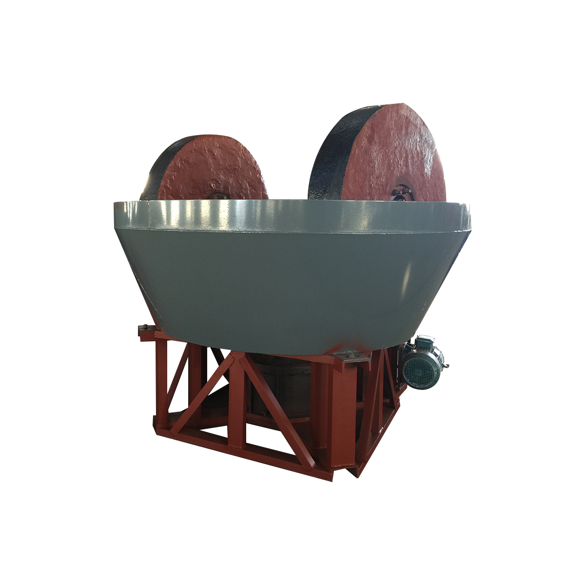 Wet pan mill