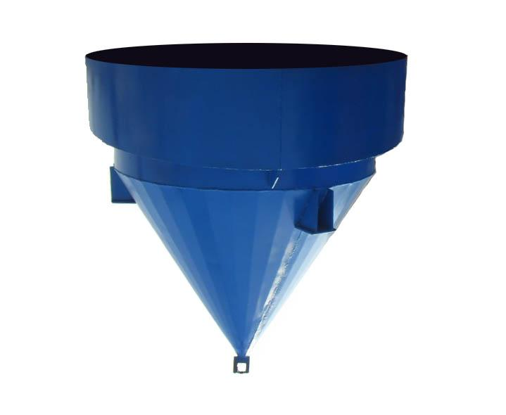 Dividing mud bucket